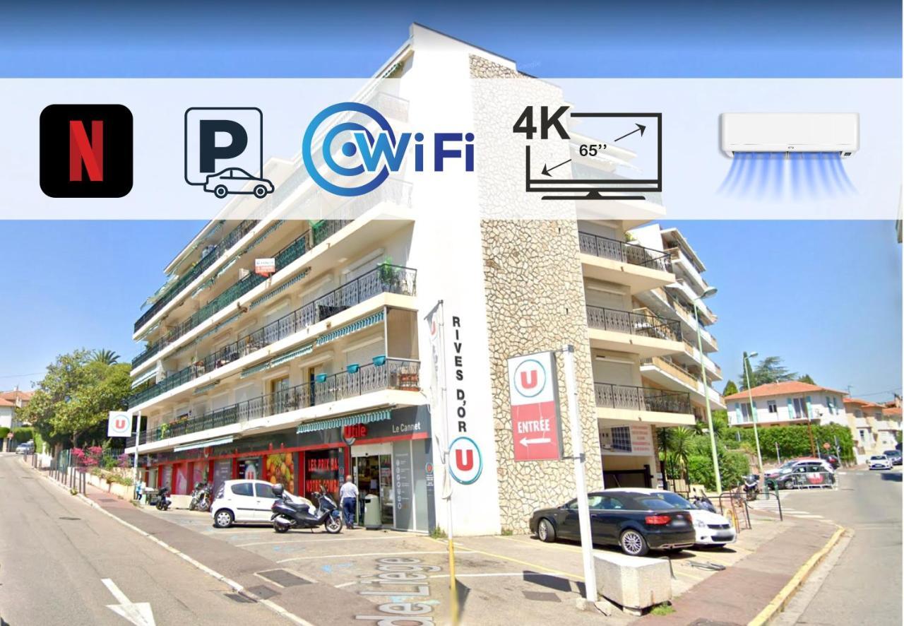 Magnifique Appartement Le Cannet,Cannes, Parking, Wifi Kültér fotó